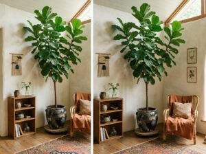 corner plant
