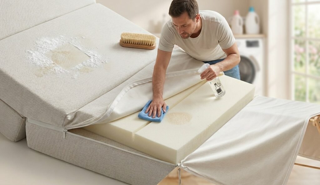 Wash a Foldable Mattress
