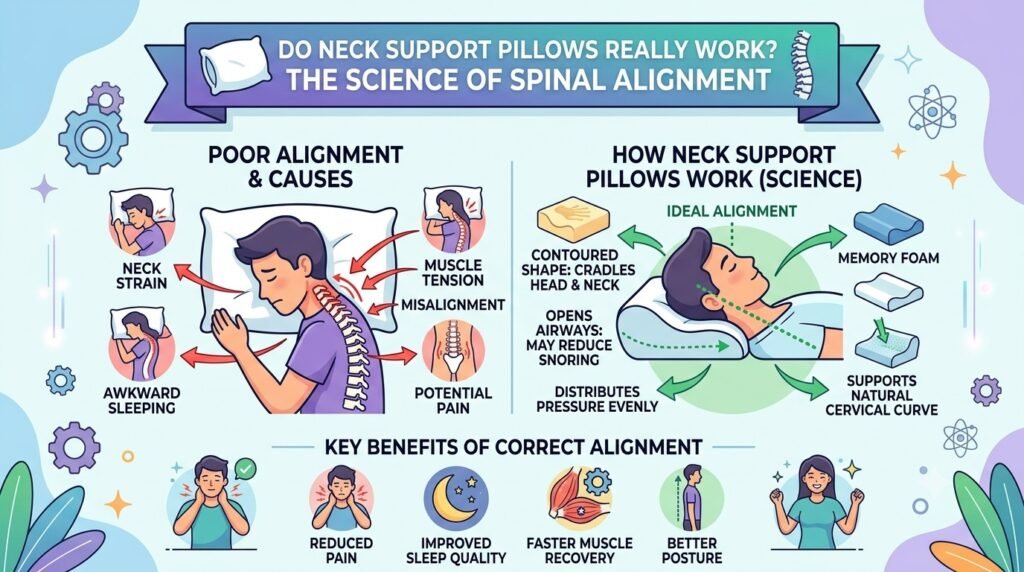 do neck support pillows work